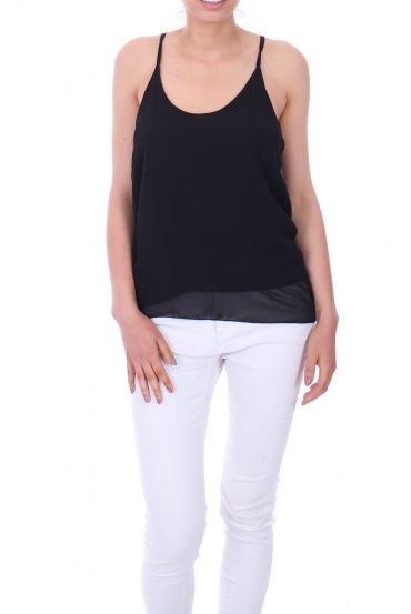 TOP BACK CROSSES 0028 BLACK