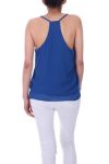 TOP BACK CROSSES 0028 ROYAL BLUE