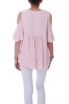 TOP AUSSCHNITT A SPITZEN-UP 0043 ROSA