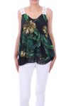 TOP ESTAMPADOS TROPICALES 0045 NEGRO