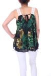 TOP DRUCKT TROPICAL 0045 SCHWARZ