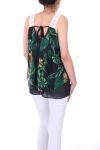 TOP DRUCKT TROPICAL 0045 SCHWARZ