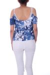 TOP EMPIECEMENT KANT 0047 BLAUW