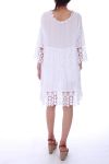 KLEID SPITZE 0010 BLANC - BOHEME