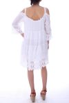 DRESS EMPIECEMENT LACE 0012 BLANC - BOHEME