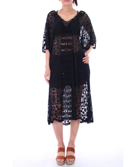 DRESS LACE 0014 NOIR - BOHEME