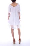 TUNIC DRESS LACE 0053 BLANC - BOHEME