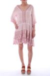 DRESS LACE OPEN RUG 0039 ROZE - BOHEME