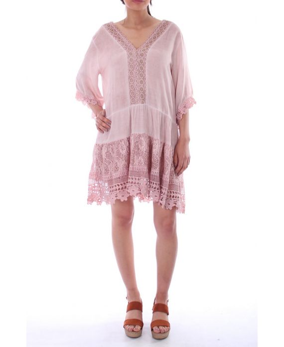 DRESS LACE OPEN RUG 0039 ROZE - BOHEME