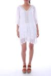 DRESS LACE OPEN RUG 0039 BLANC - BOHEME