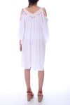 KLEID HAT BORTE 0034 BLANC - BOHEME