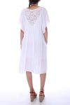 DRESS PAILLETEE 0067 BLANC - BOHEME