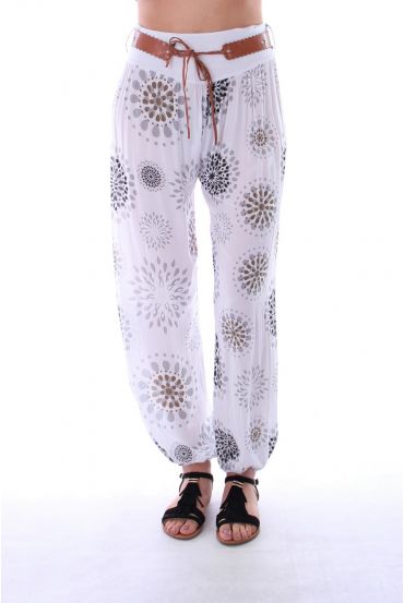 PANTALONES x 2 0057 BLANCO