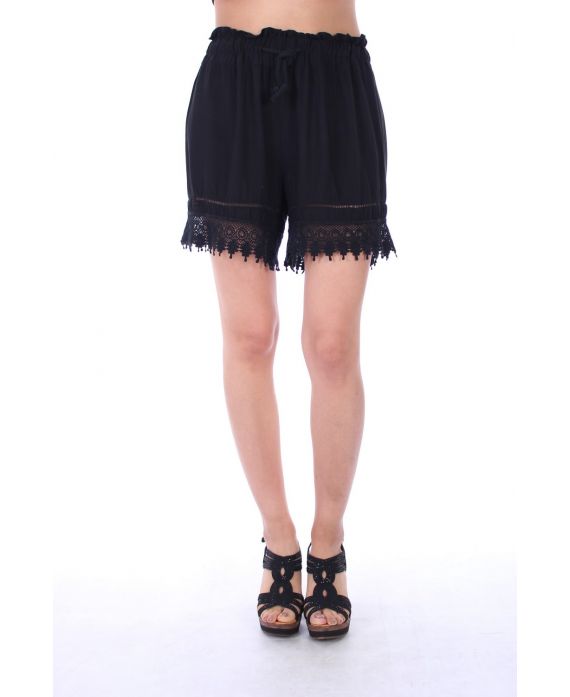 SHORT LACE 0097 SCHWARZ