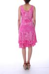 DRESS 0075 FUSHIA