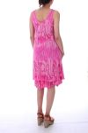 DRESS 0075 FUSHIA