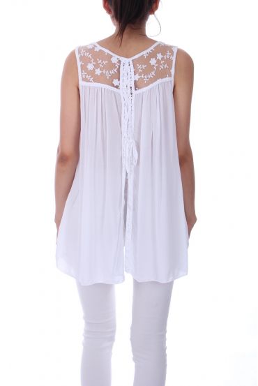 TOP BACK LACE 0062 WIT