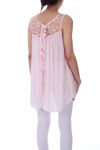 TOP SCHIENA IN PIZZO 0062 ROSA