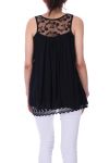 TOP LACE 0063 ZWART