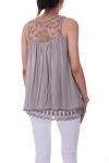 TOP DI PIZZO 0063 BEIGE