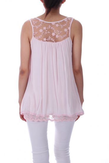 TOP DI PIZZO 0063 ROSA