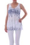 TOP IMPRIME 0068 BLANC