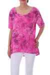 TOP IMPRIME POCHE 0071 FUSHIA