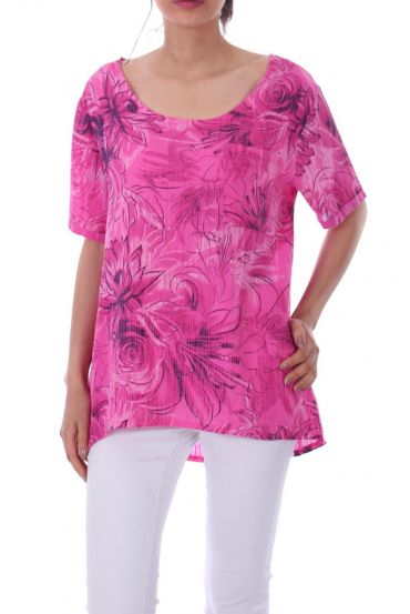 BOVEN PRINT ZAK 0071 FUSHIA