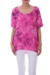 BOVEN PRINT ZAK 0071 FUSHIA