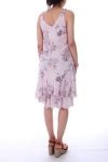 KLEID BEDRUCKTE 0072 ROSA