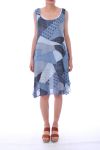 KLEID TUNIKA 2 TEILE 0079 BLAU