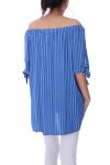 TOP RAYE SPALLE 0083 BLU