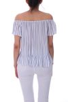 TOP RAYE SPALLE 0099 BIANCO