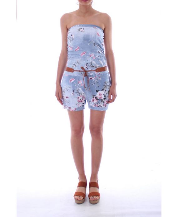 COMBINATIE SHORTS 0102 LICHT BLAUW