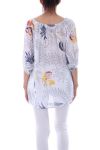 TUNIC PRINTED 0084 WHITE