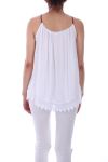 TOP ENCOLURE A PLUMES 0044 BLANC