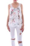 TOP KANT EN BLOEMEN 0086 WIT