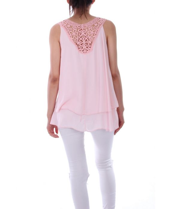 TOP BACK LACE 0105 ROZE