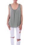 TOP SCHIENA IN PIZZO 0109 VERDE MILITARE