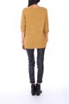 COLLO A V MAGLIONE 0154 SENAPE