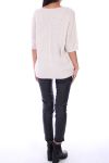 V NECK SWEATER 0154-BEIGE