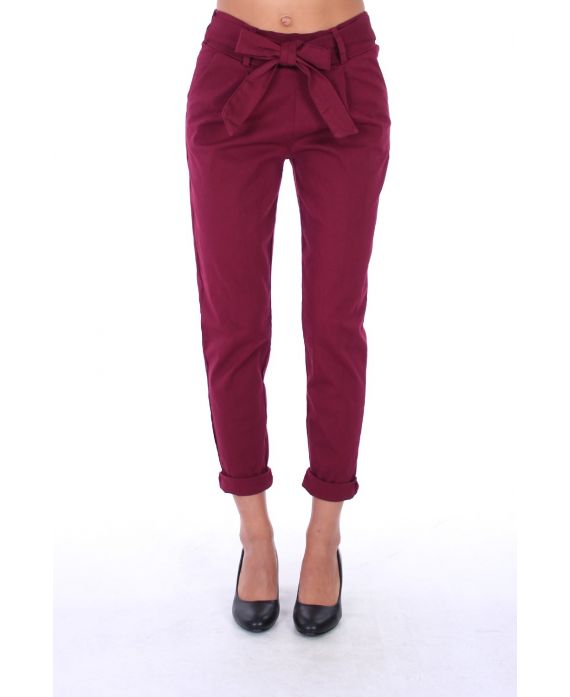 PANTALONI X 4 S-M-L-XL 0160 BORDEAUX