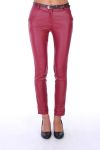 BROEK OLIE FAUX X 4 S-M-L-XL-0161 BORDEAUX