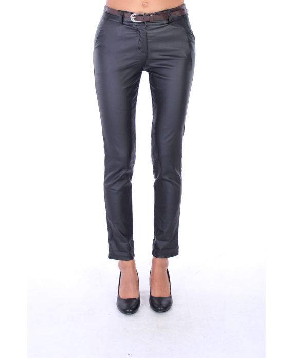 BROEK OLIE FAUX X 4 S-M-L-XL-0161 ZWART