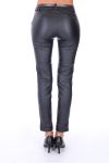 BROEK OLIE FAUX X 4 S-M-L-XL-0161 ZWART