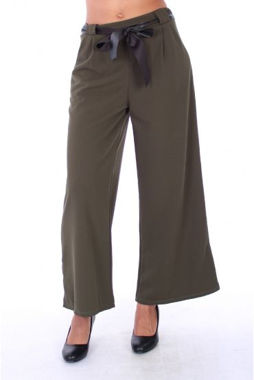 PANTS WIDE 0142 GREEN