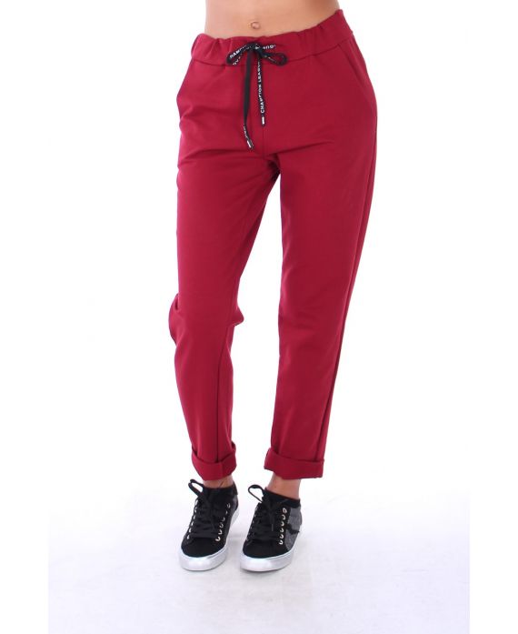 PANTALON DECONTRACTE 0143 BORDEAUX