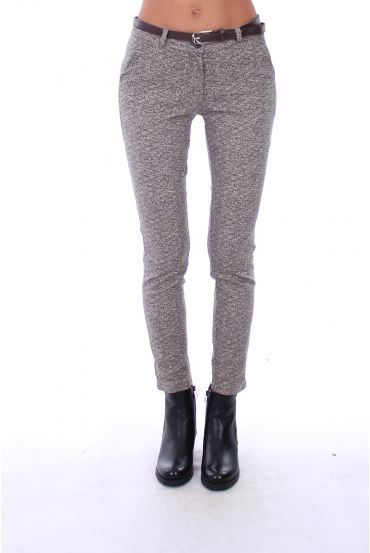 BROEK X 4 S-M-L-XL 0159 CHOCOLADE