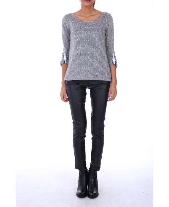 PULL A BANDE 0113 GRIS