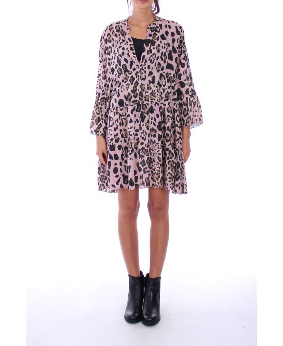 JURK LEOPARD 0162 ROZE